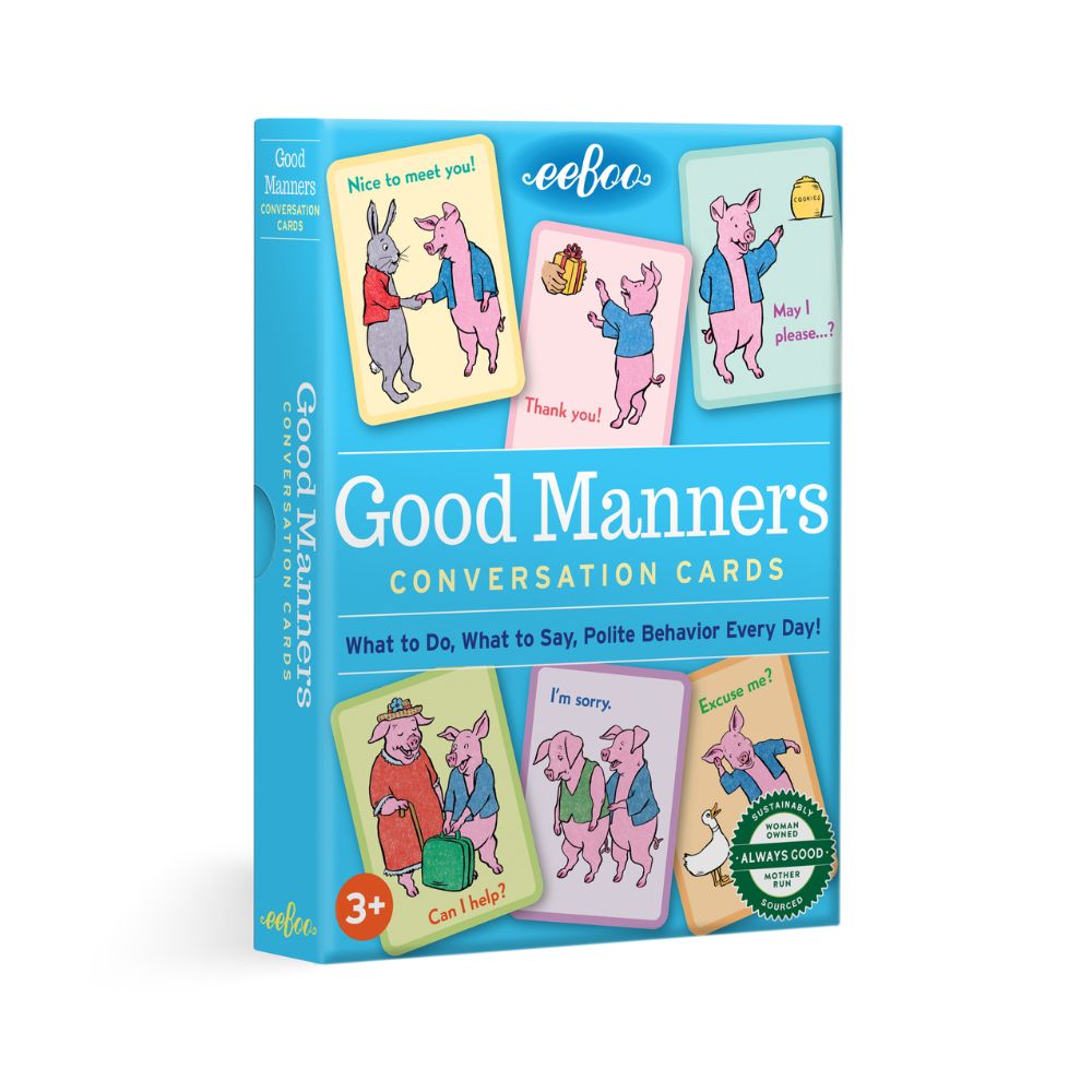 eeBoo Conversation Cards - Good Manners
