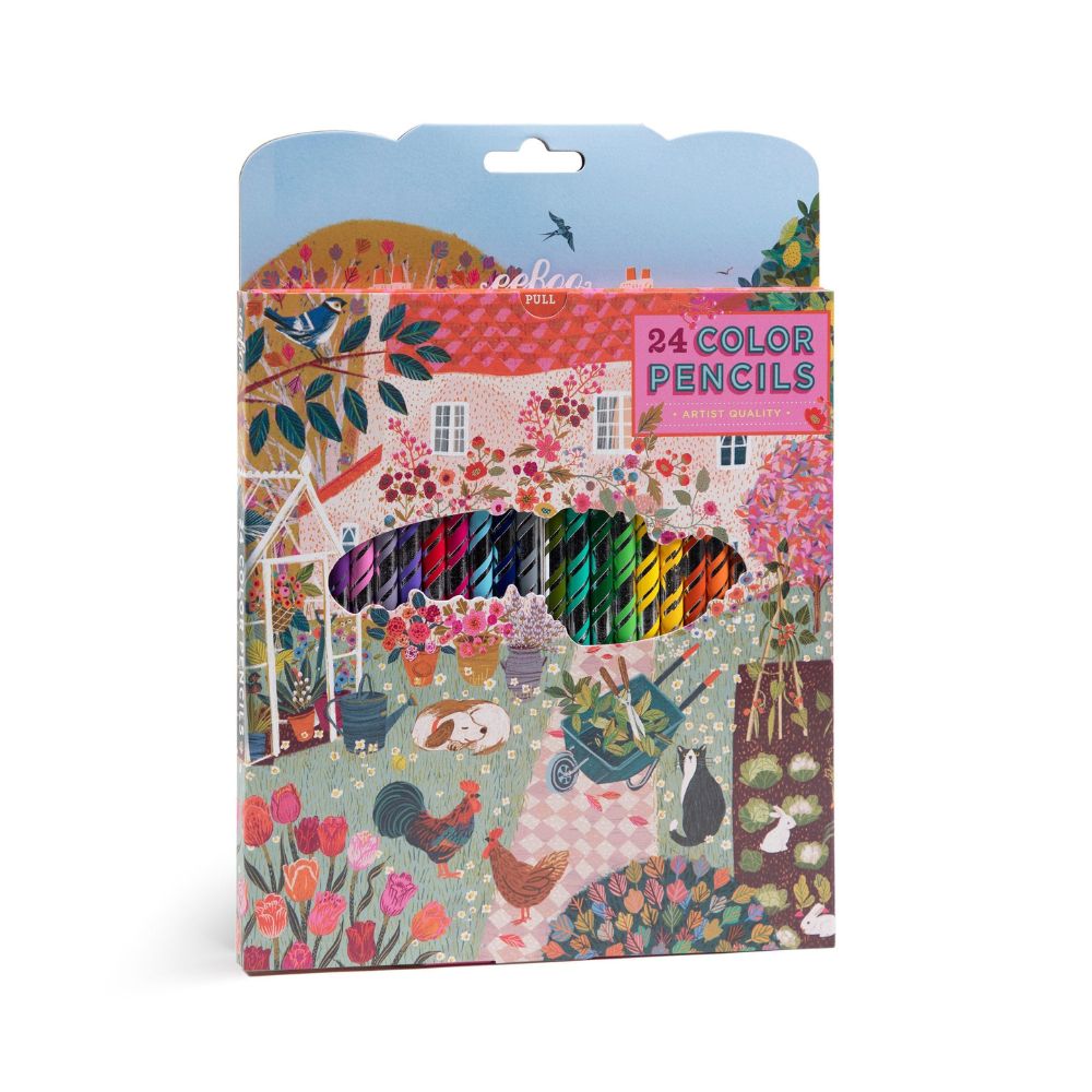 eeboo Pencils - English Cottage 24 Colour Pencils