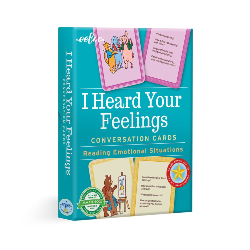 eeBoo Conversation Cards - I Heard Your Feelings