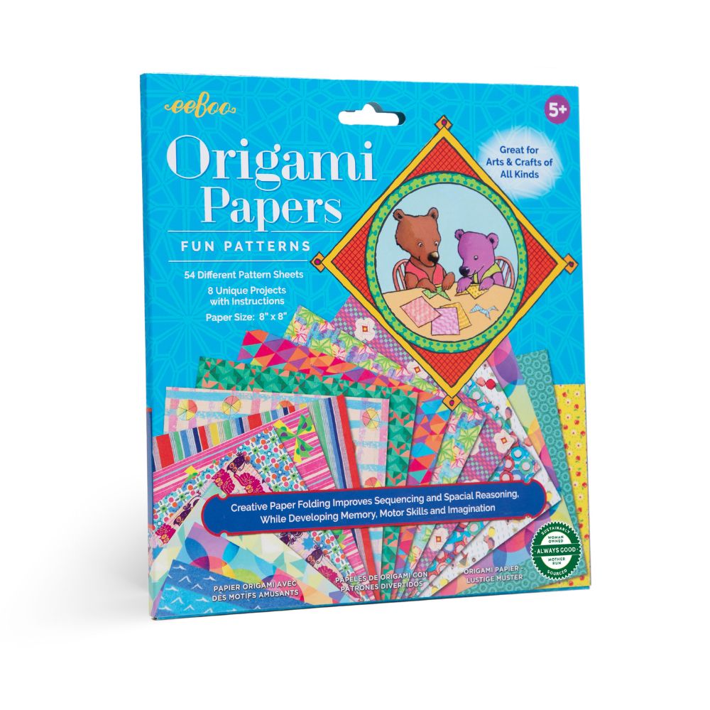 eeBoo Origami Papers - Fun Patterns