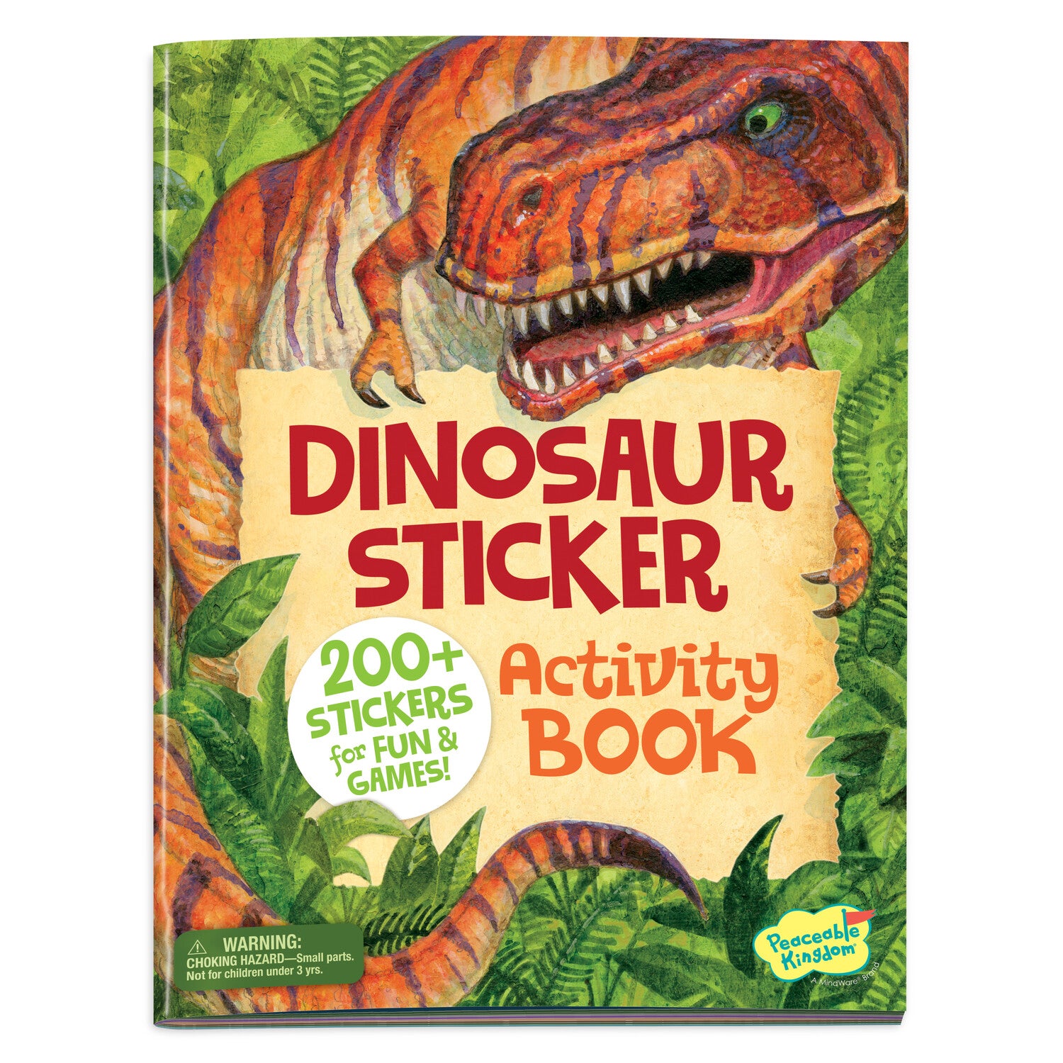Sticker Activity Book - Dinosaur by Peaceable Kingdom image 0