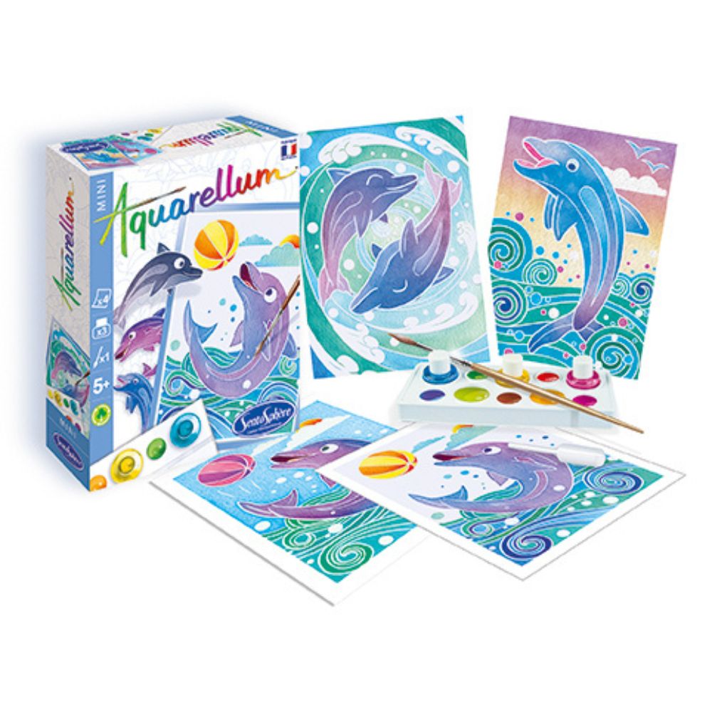 Painting Kits for Kids - Aquarellum Dolphins - Small image 1