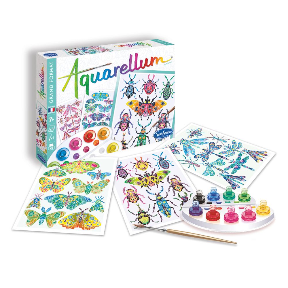 Painting Kits for Kids - Aquarellum Insectarium - Large
