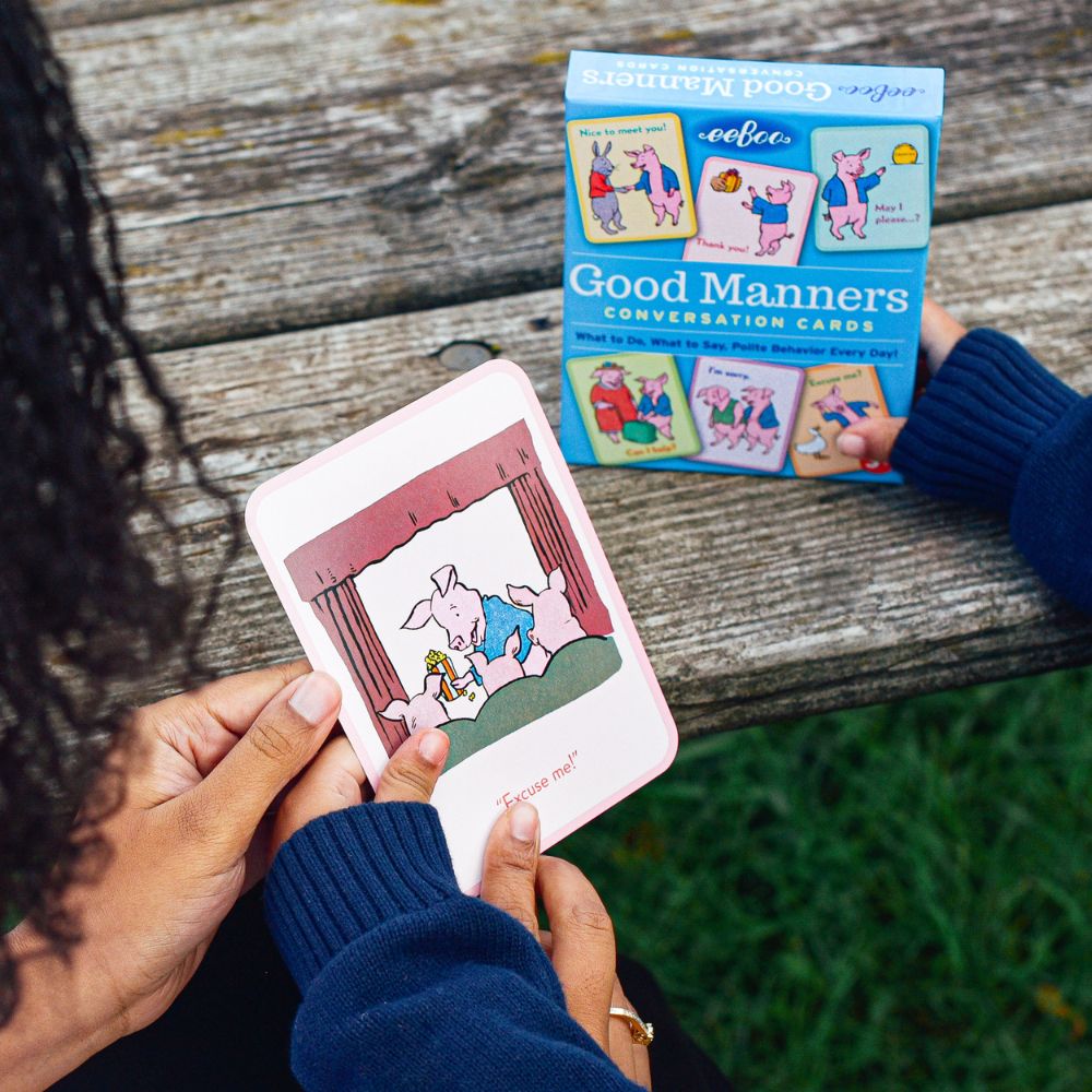 eeBoo Conversation Cards - Good Manners