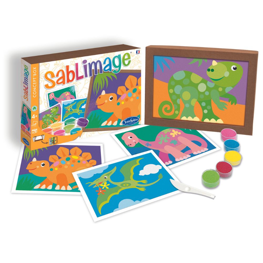 Sablimage Sand Art for Kids - Dinosaurs