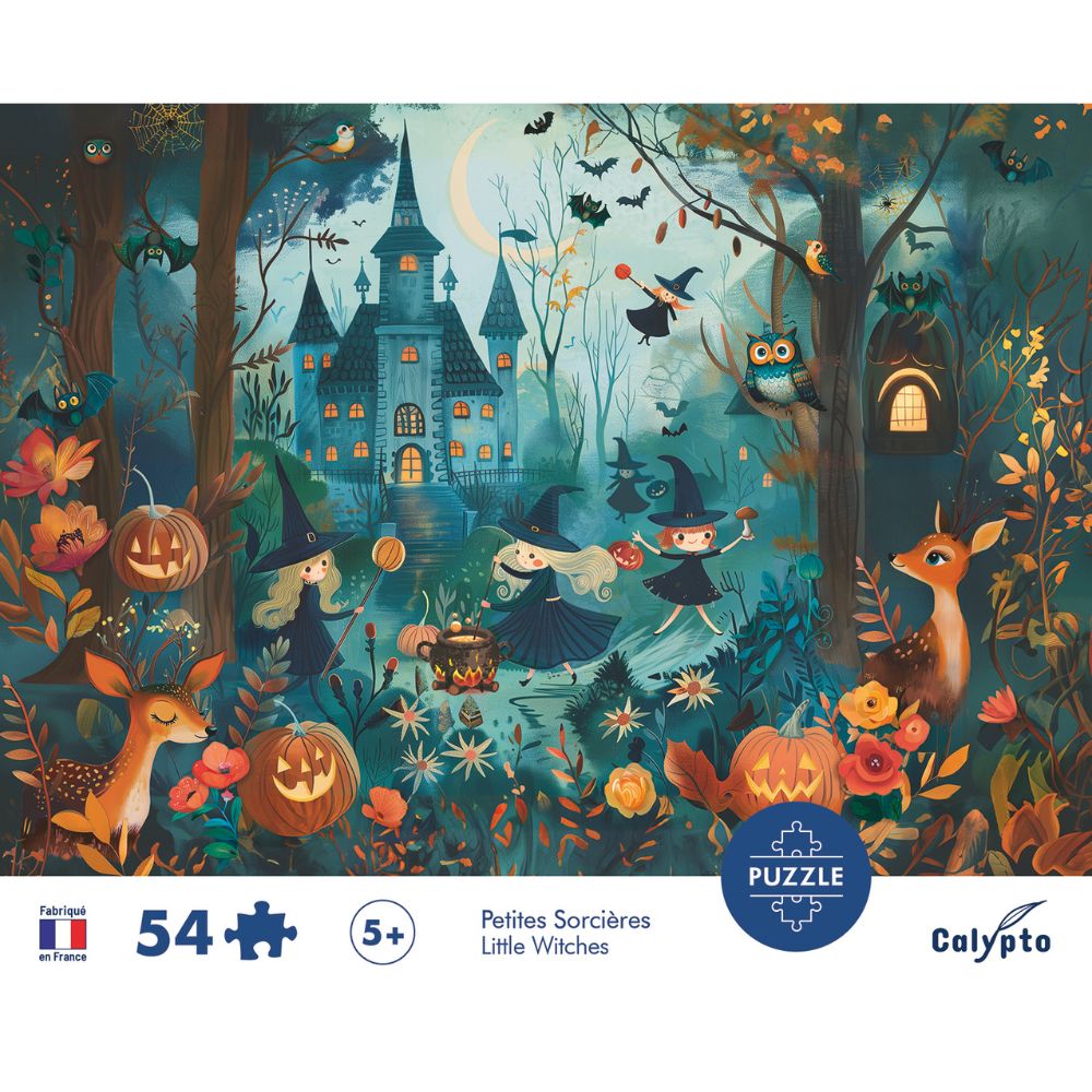 Calypto Jigsaw Puzzle - Little Witches 54 pieces