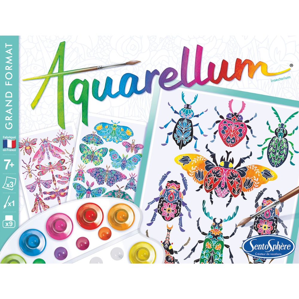 Painting Kits for Kids - Aquarellum Insectarium - Large