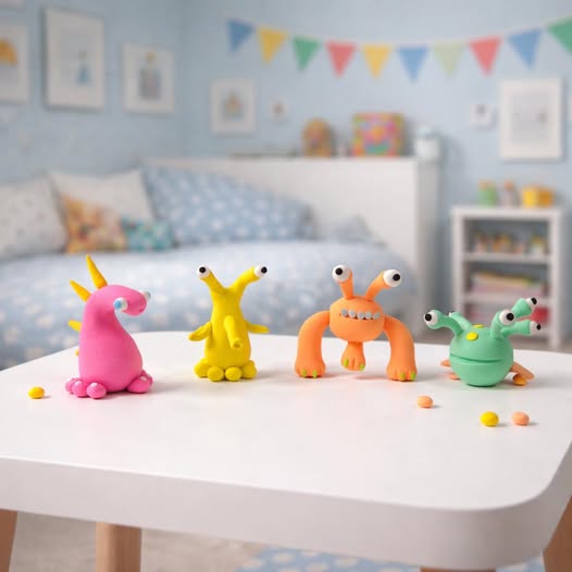 Patarev Air Dry Modelling Clay - Little Monsters
