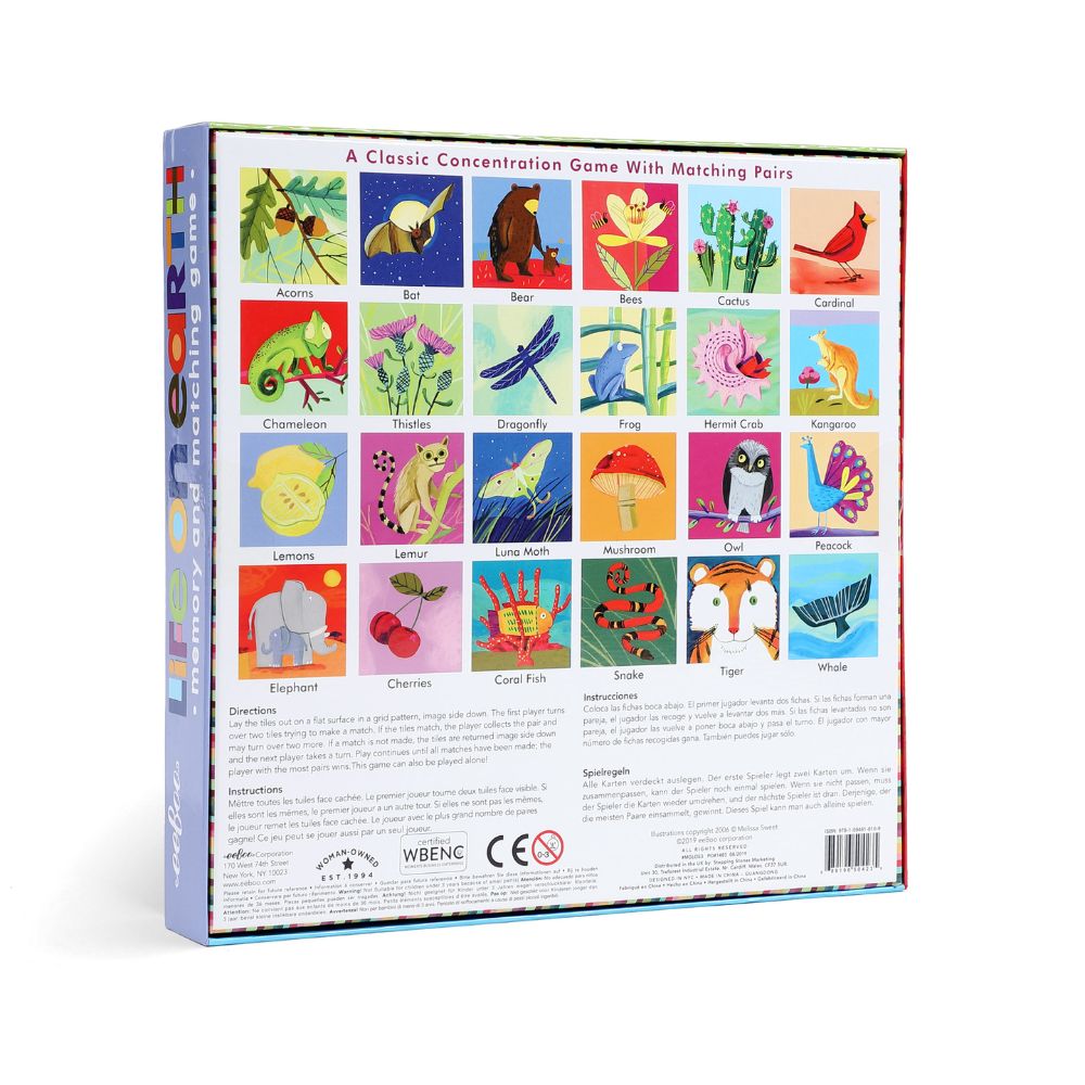 eeboo Memory & Matching Game - Life On Earth image 3
