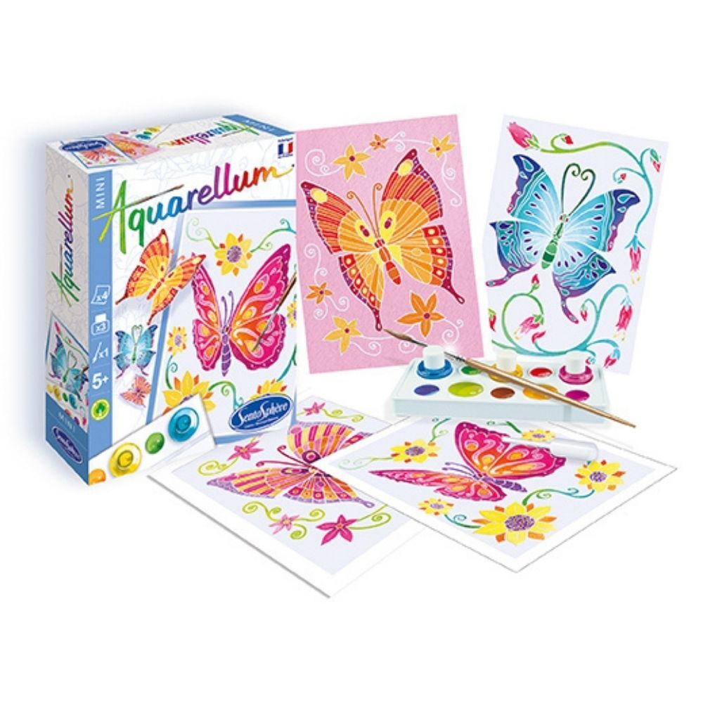 Painting Kits for Kids - Aquarellum Butterflies - Small image 1