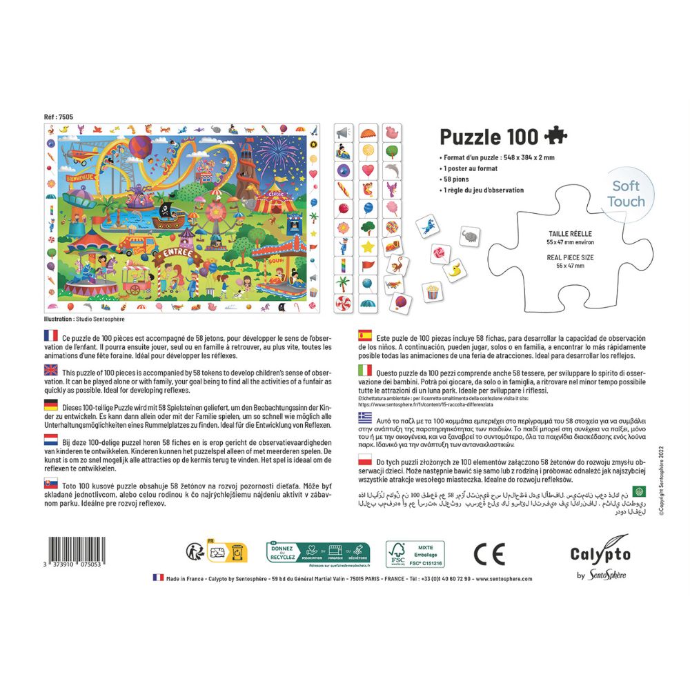 Calypto Jigsaw Puzzle - Search & Find Fun Fair 100 pieces