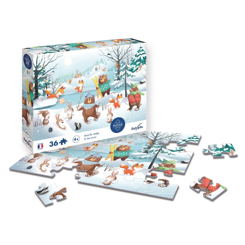 Calypto Jigsaw Puzzle - Under the Snow 36 Pieces