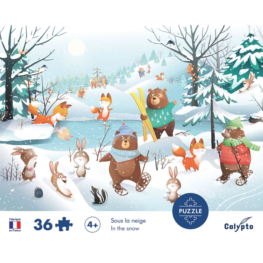 Calypto Jigsaw Puzzle - Under the Snow 36 Pieces