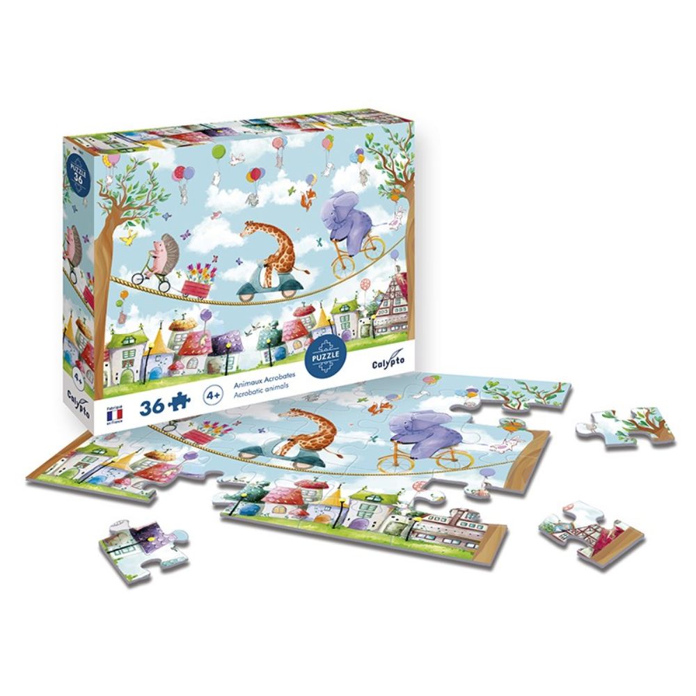 Calypto Jigsaw Puzzle - Animal Acrobats 36 Pieces