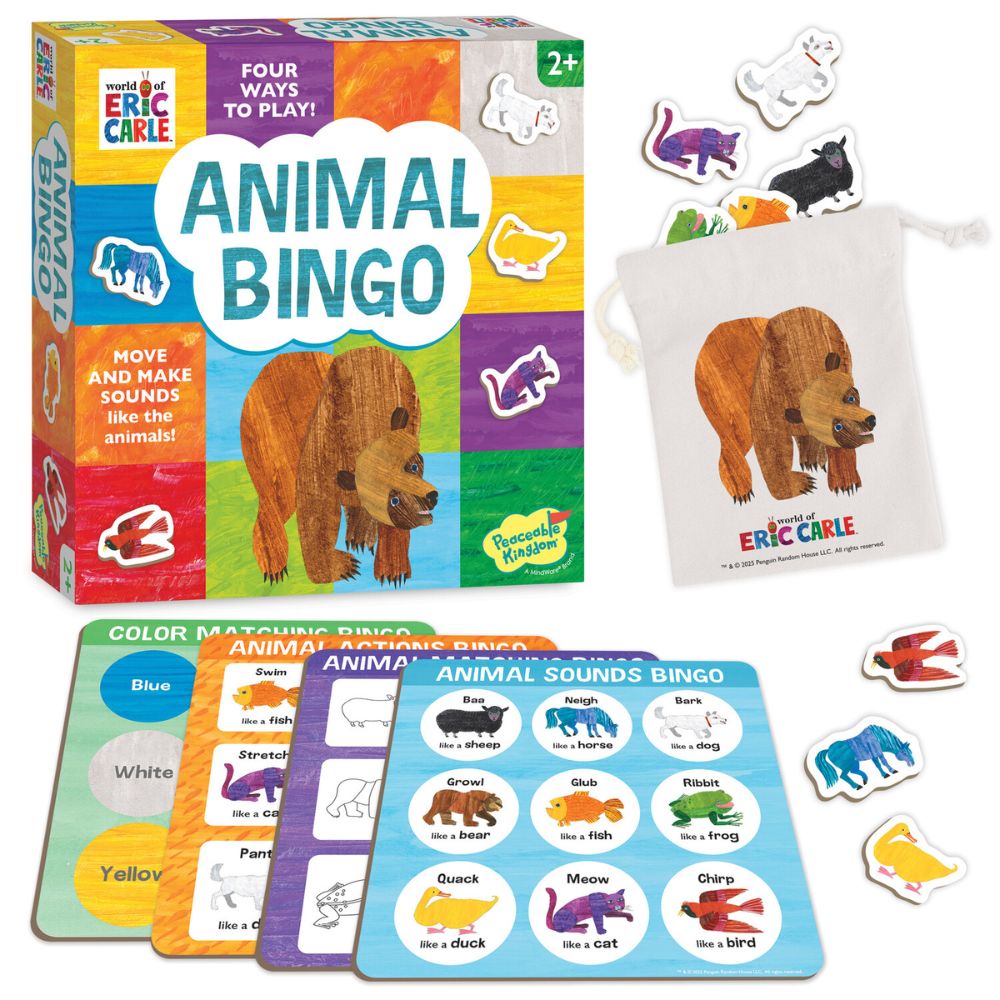 PREORDER - World of Eric Carle: Animal Bingo – A Movement, Sound & Matching Game for Toddlers