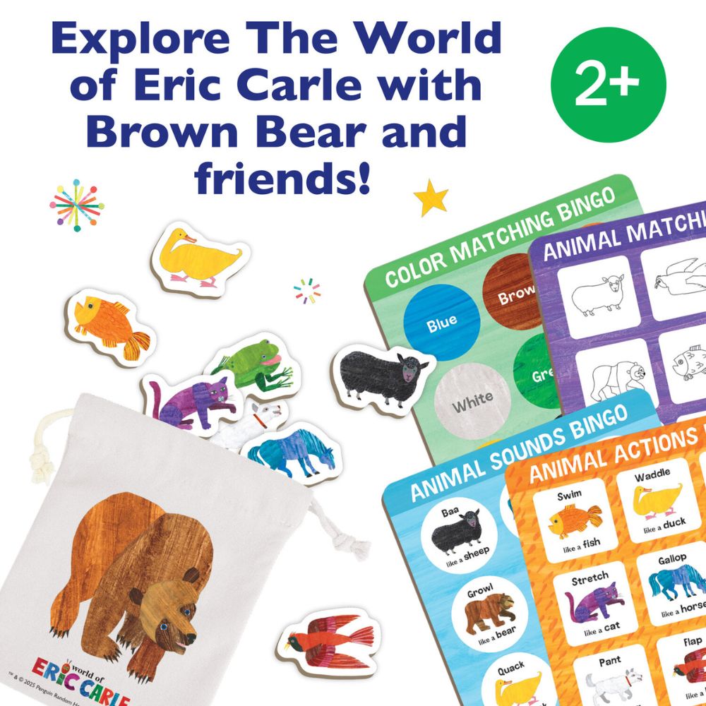 PREORDER - World of Eric Carle: Animal Bingo – A Movement, Sound & Matching Game for Toddlers