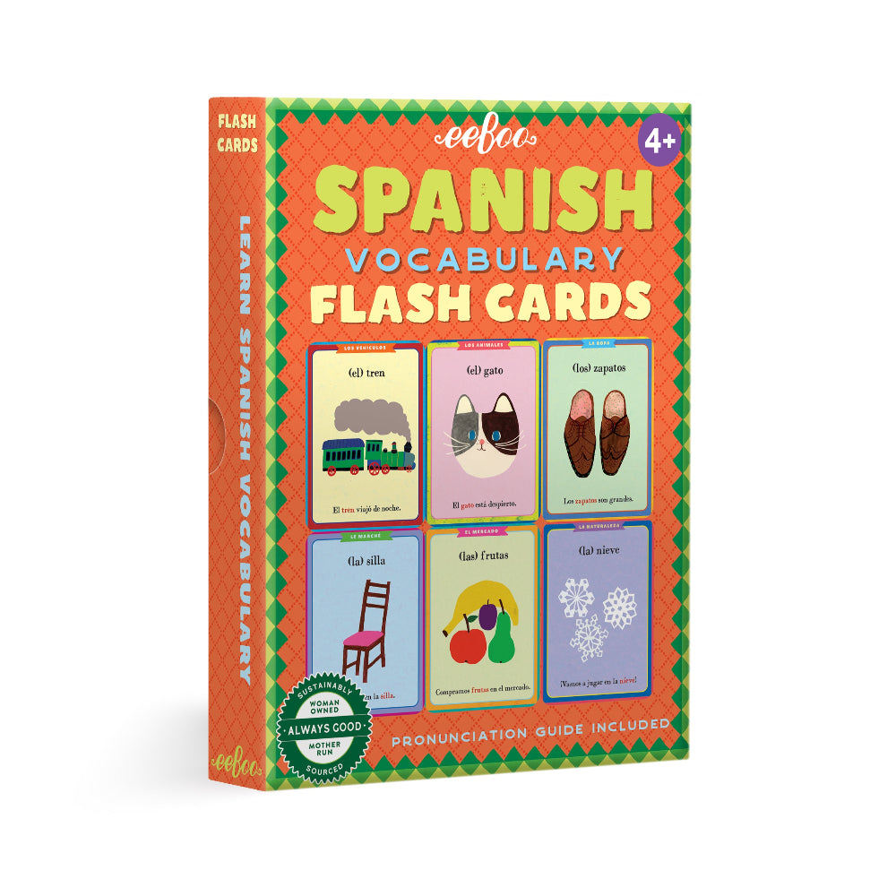 eeboo Vocabulary Flash Cards - Spanish