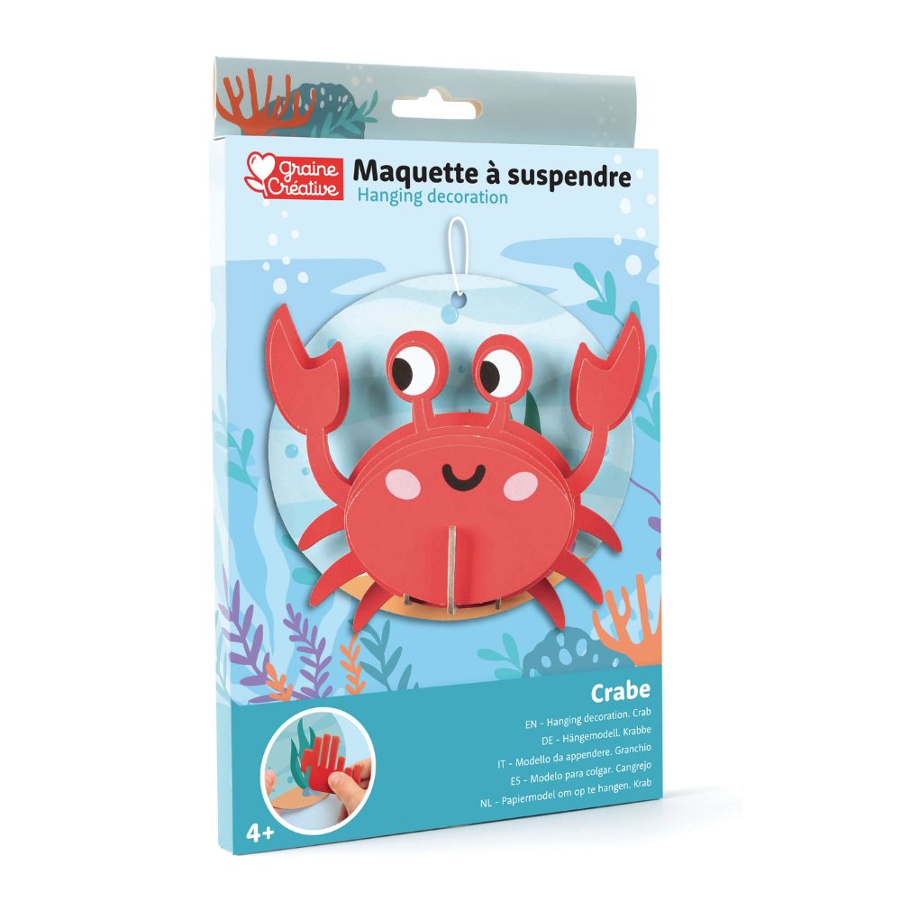 Graine Creative 3D Wall Decoration - Crab