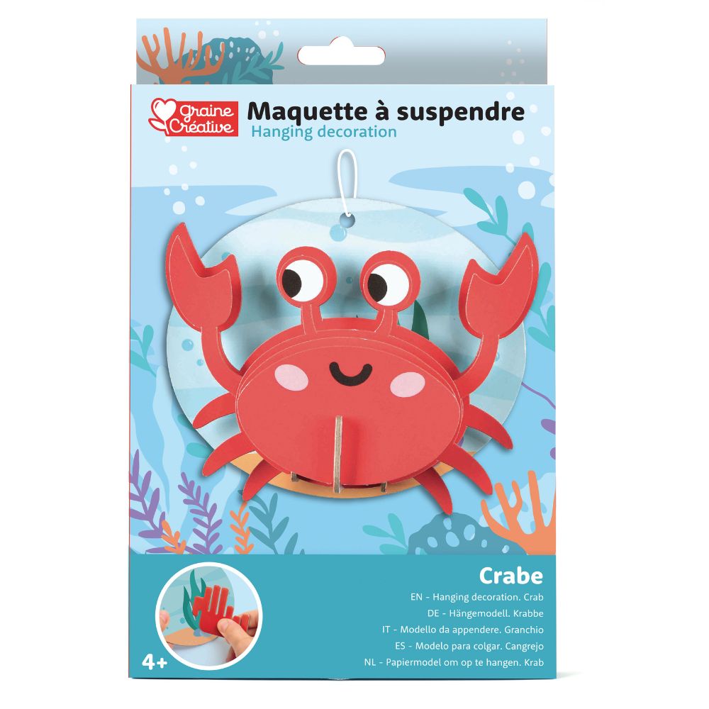 Graine Creative 3D Wall Decoration - Crab