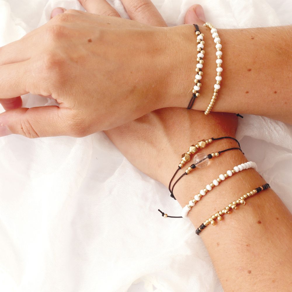 Graine Creative Make Your Own Bracelets Kit - Gold and Black