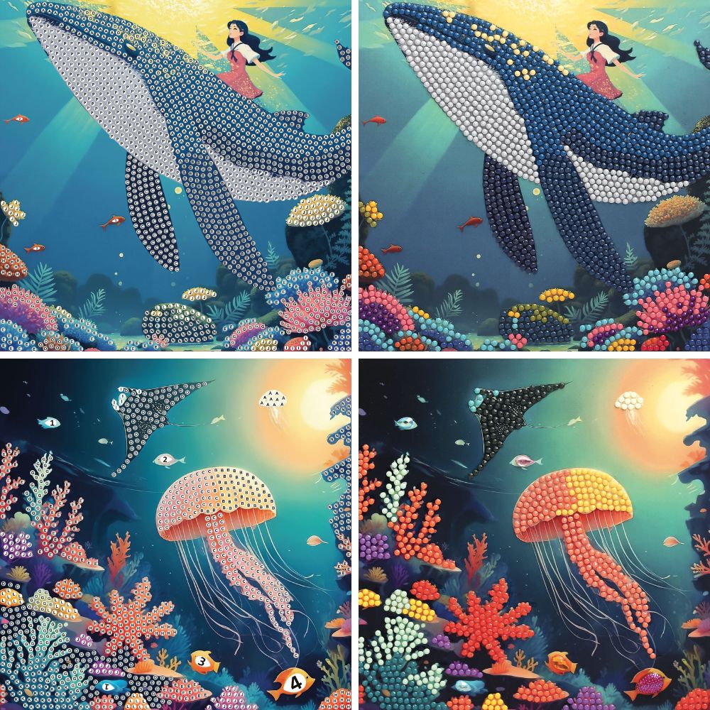 Graine Creative Diamond Art Cards - Sea World