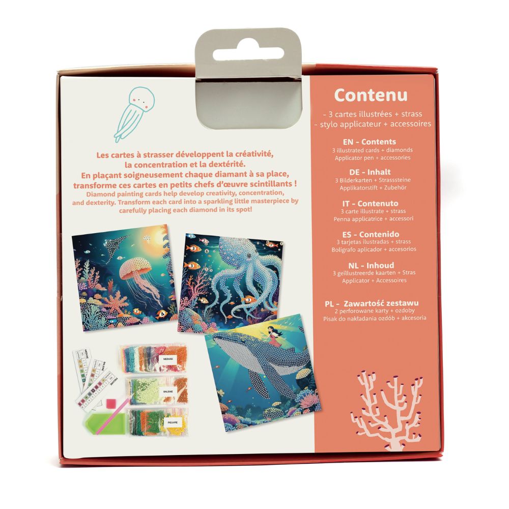 Graine Creative Diamond Art Cards - Sea World