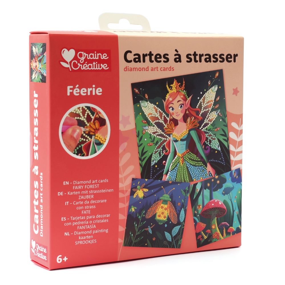 Graine Creative Diamond Dots Cards - Fairy