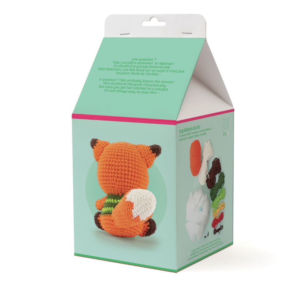 Graine Creative Amigurumi Crochet Kit – Fox 130mm