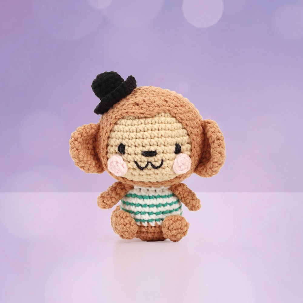 Graine Creative Monkey Mini Amigurumi Kit 100mm