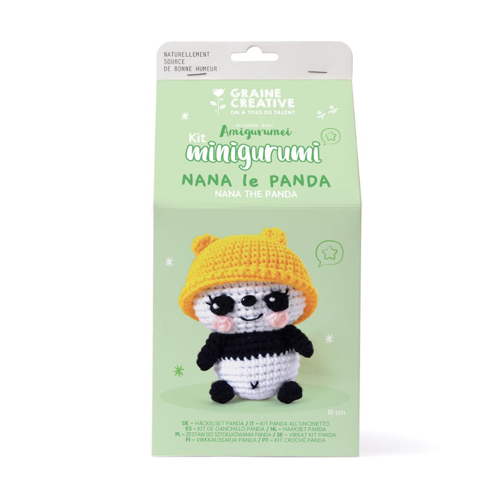 Graine Creative Panda Mini Amigurumi Kit 100mm