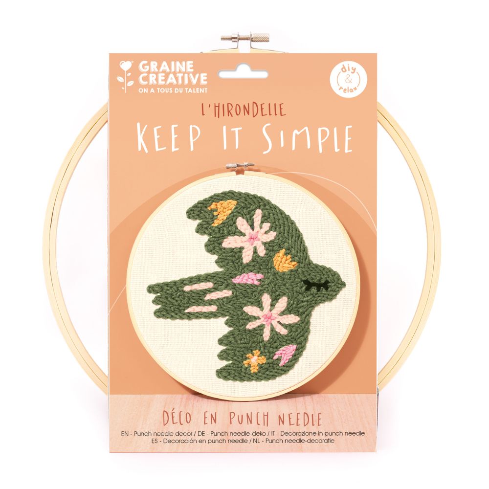 Graine Creative Punch Needle Set - Bird
