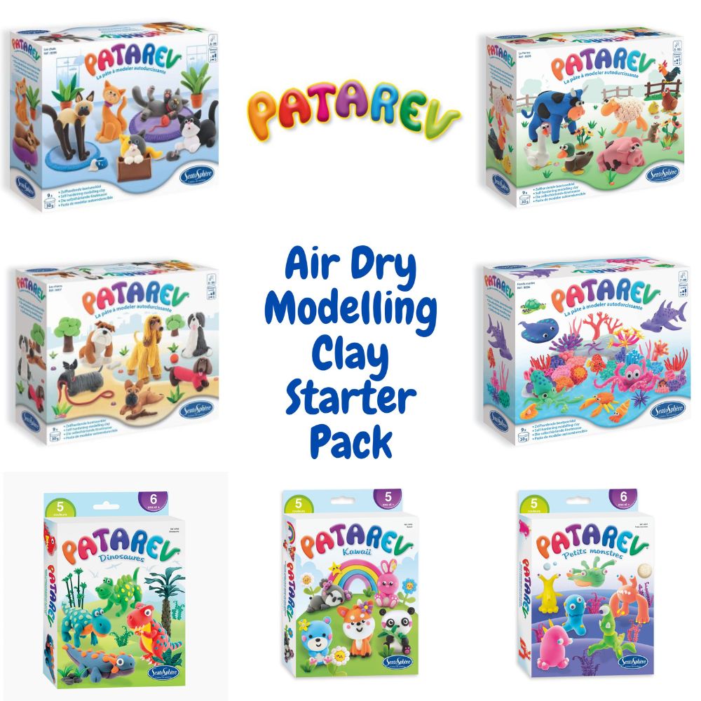 Patarev Air Dry Modelling Clay Starter Pack