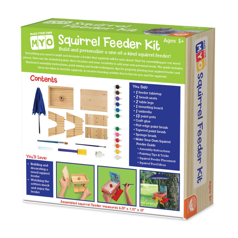 MindWare Make Your Own Squirrel Feeder Craft Kit