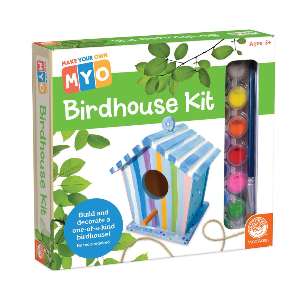 MindWare Make Your Own Wooden Birdhouse Craft Kit