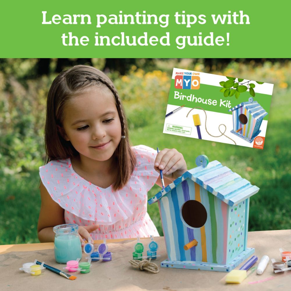 MindWare Make Your Own Wooden Birdhouse Craft Kit
