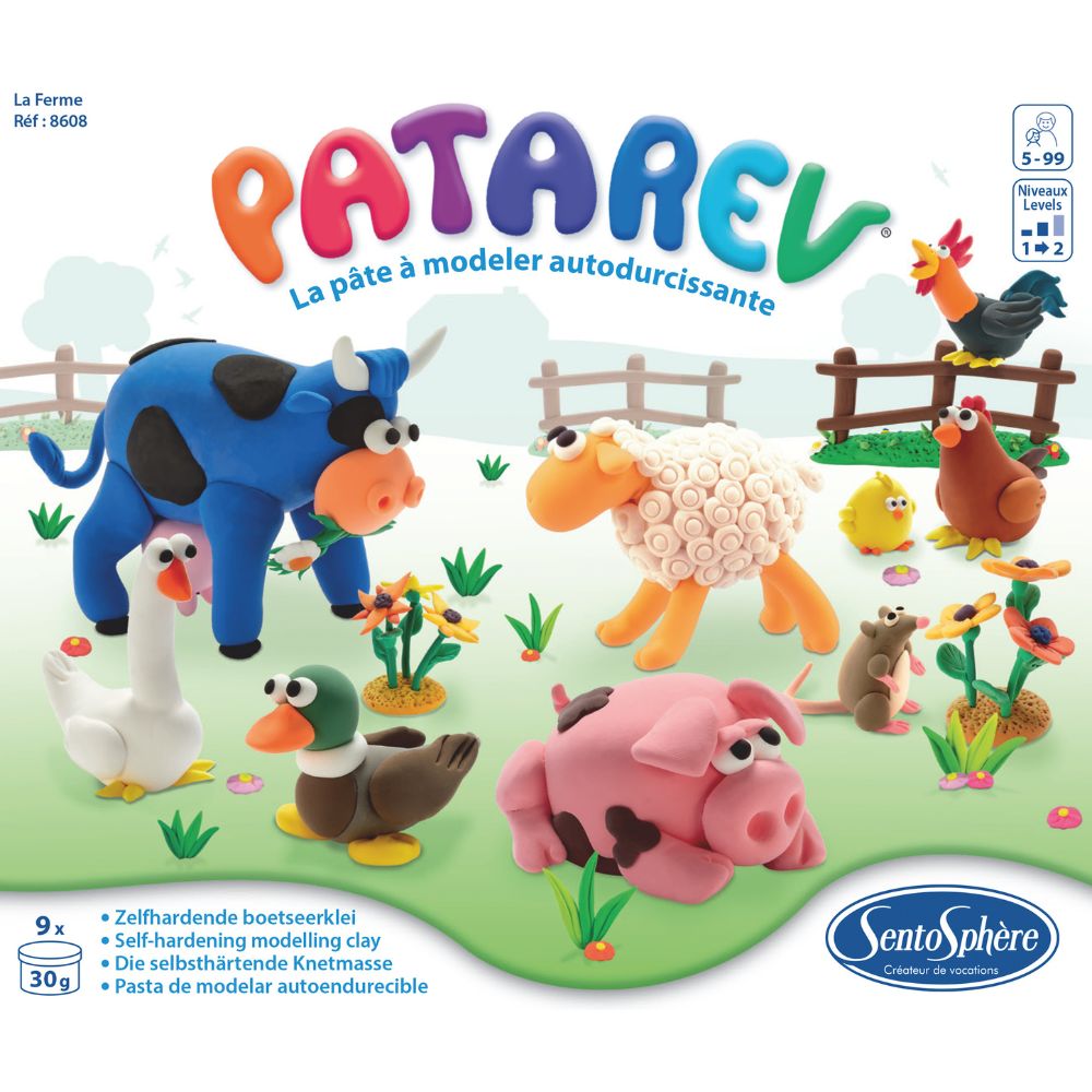 Patarev Air Dry Modelling Clay - Farm