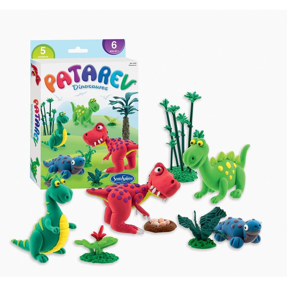 Patarev Air Dry Modelling Clay - Dinosaurs