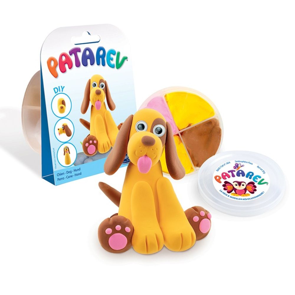 Patarev Air Dry Modelling Clay - Pocket Dog