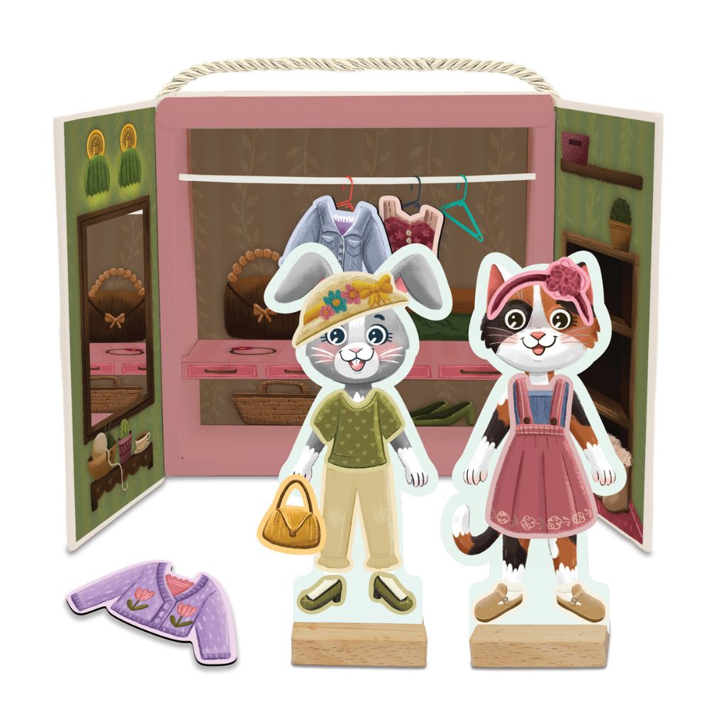 Peaceable Kingdom Magnetic Dress-up Cozy Critters