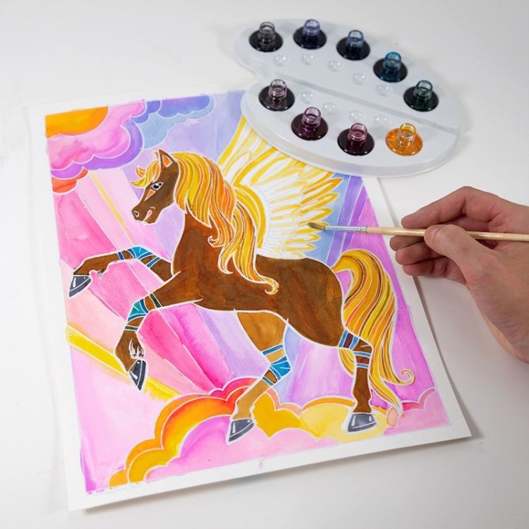 Aquarellum Pegasus - Painting by Numbers Kit