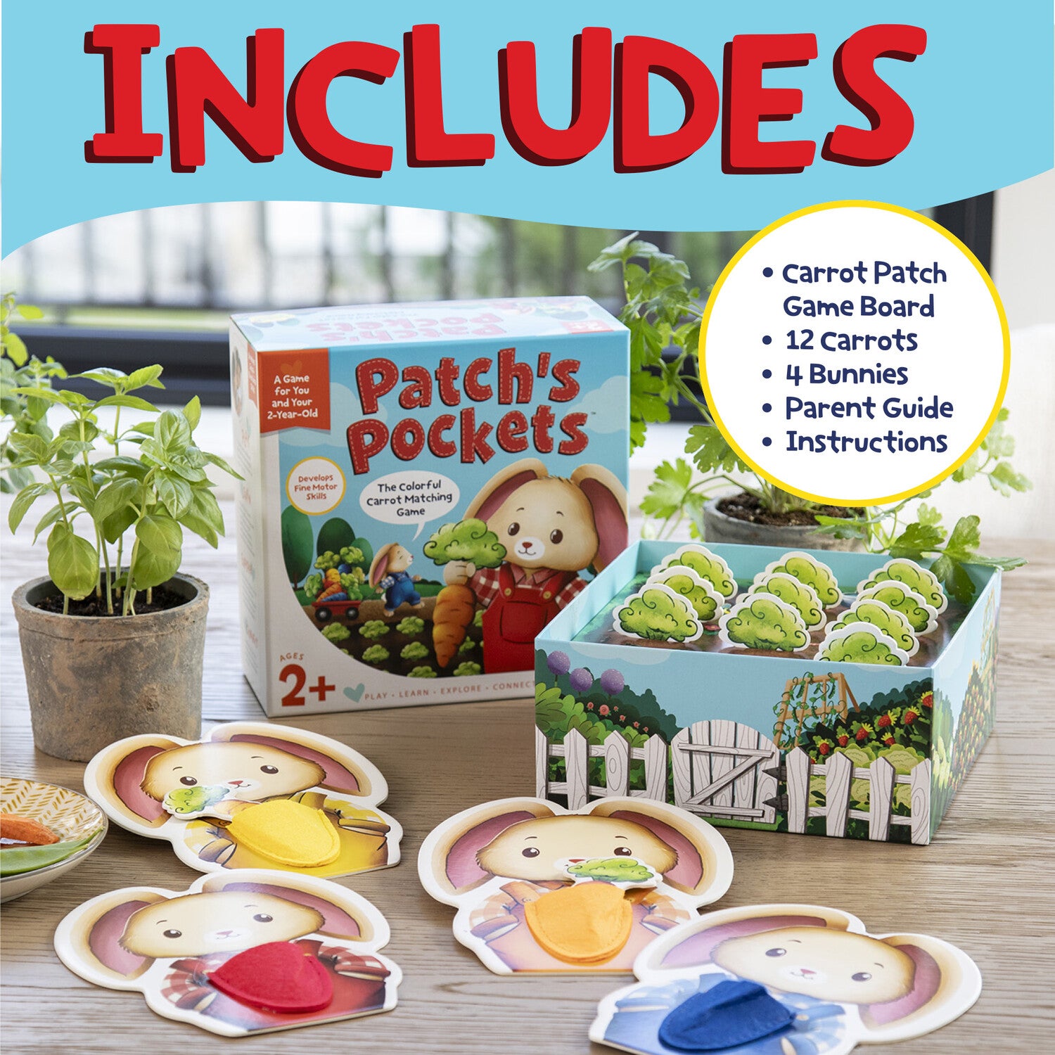 Peaceable Kingdom Patch’s Pockets Colour Matching Game