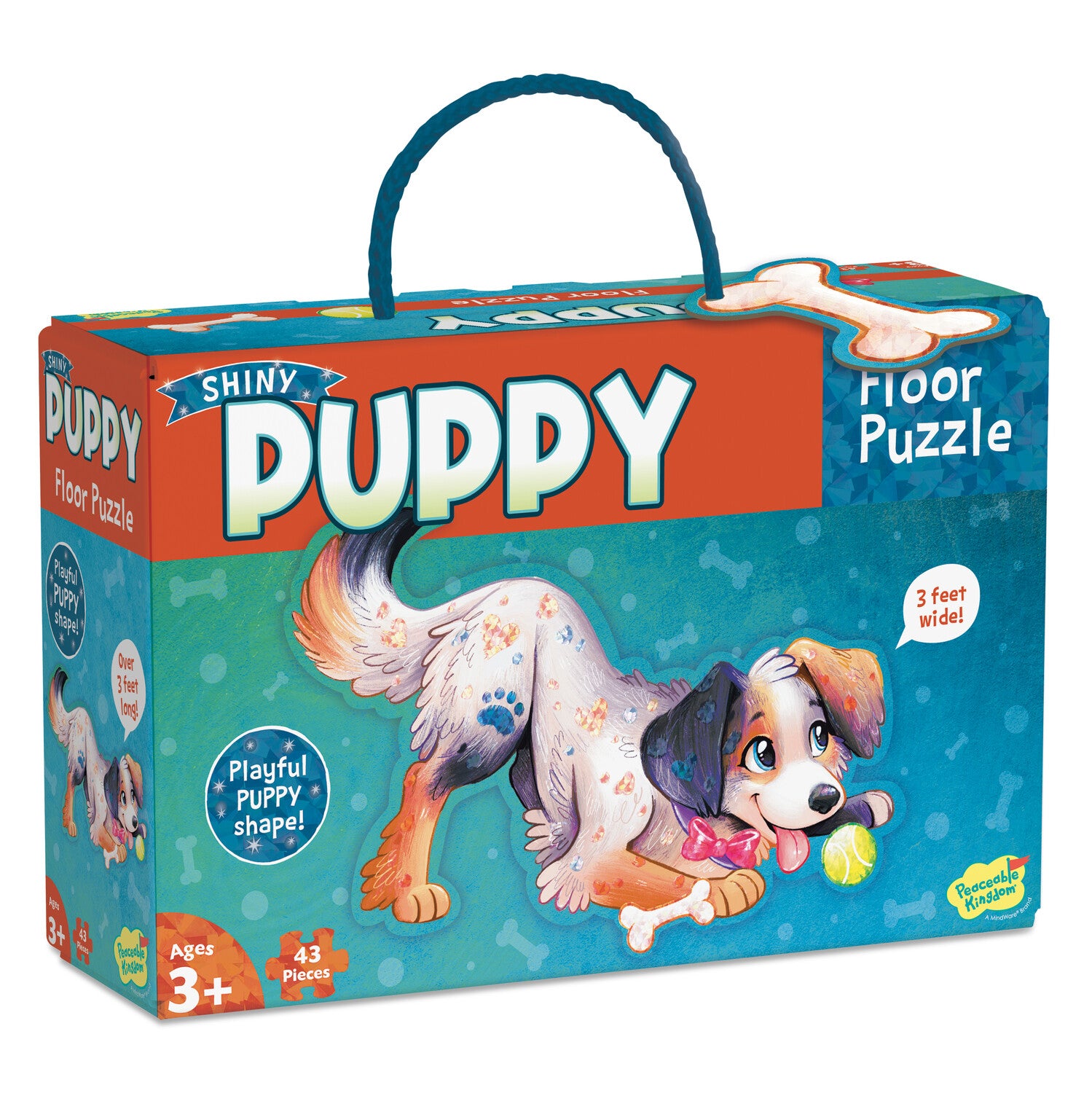 Peaceable Kingdom Shiny Puppy Floor Puzzle