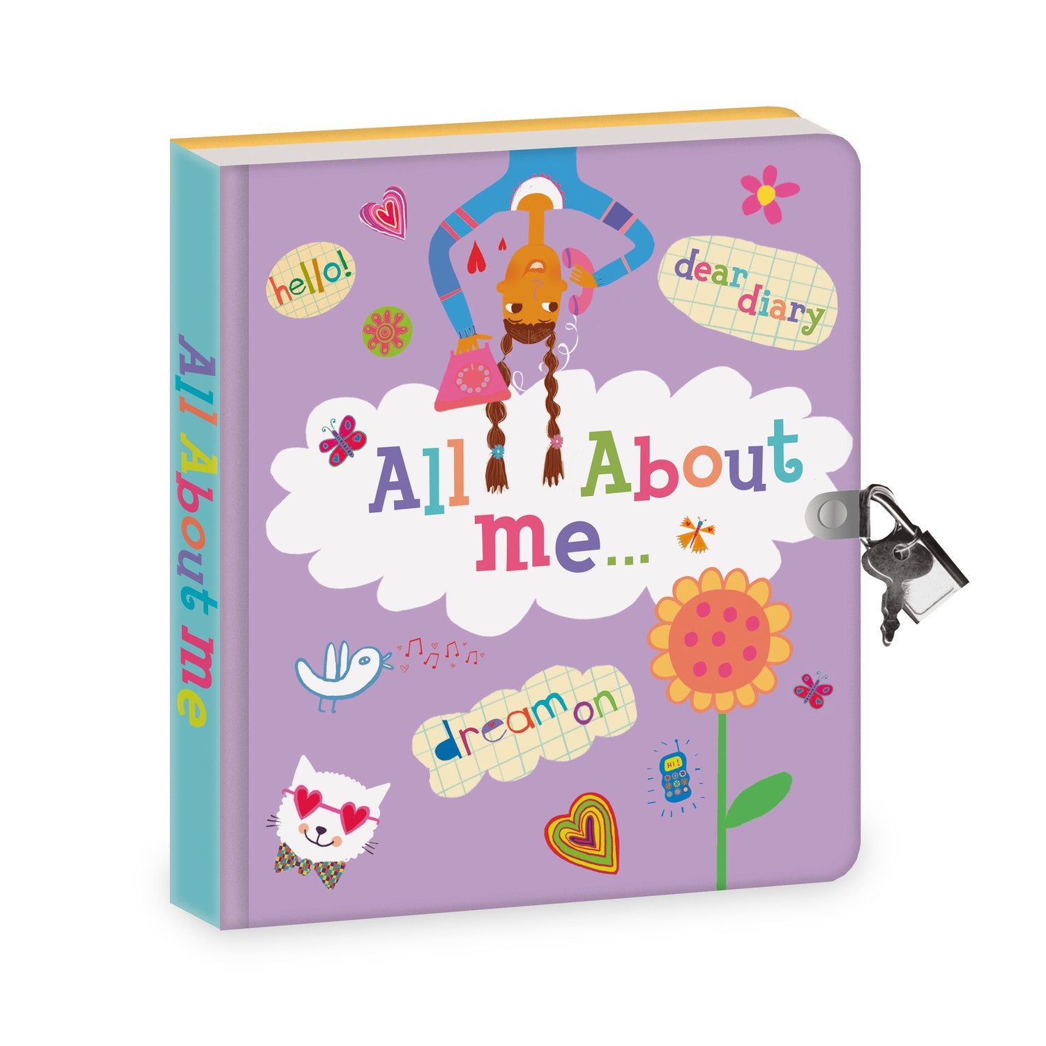 Peaceable Kingdom Lock & Key Diary - All About Me