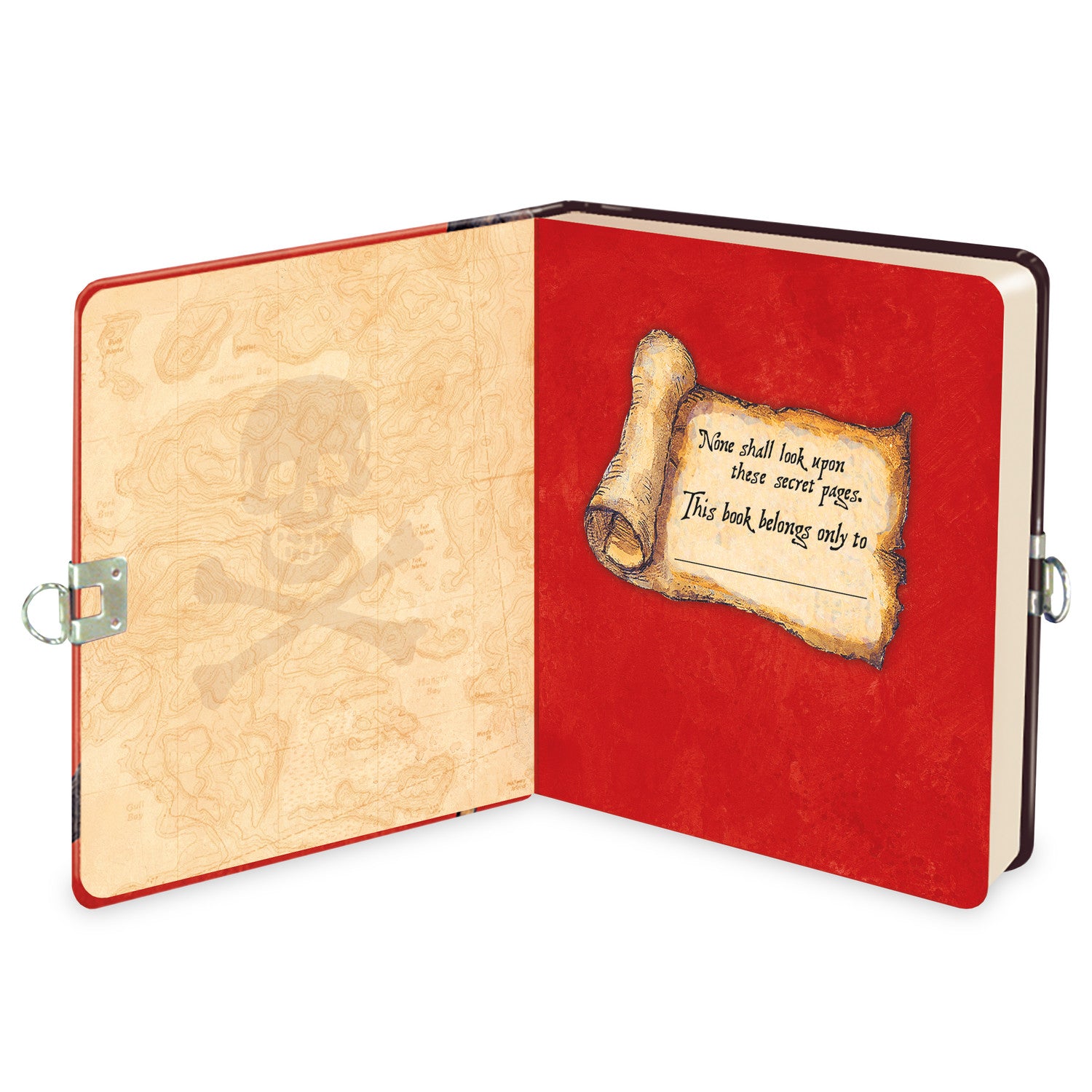 Peaceable Kingdom Lock & Key Diary - Pirates