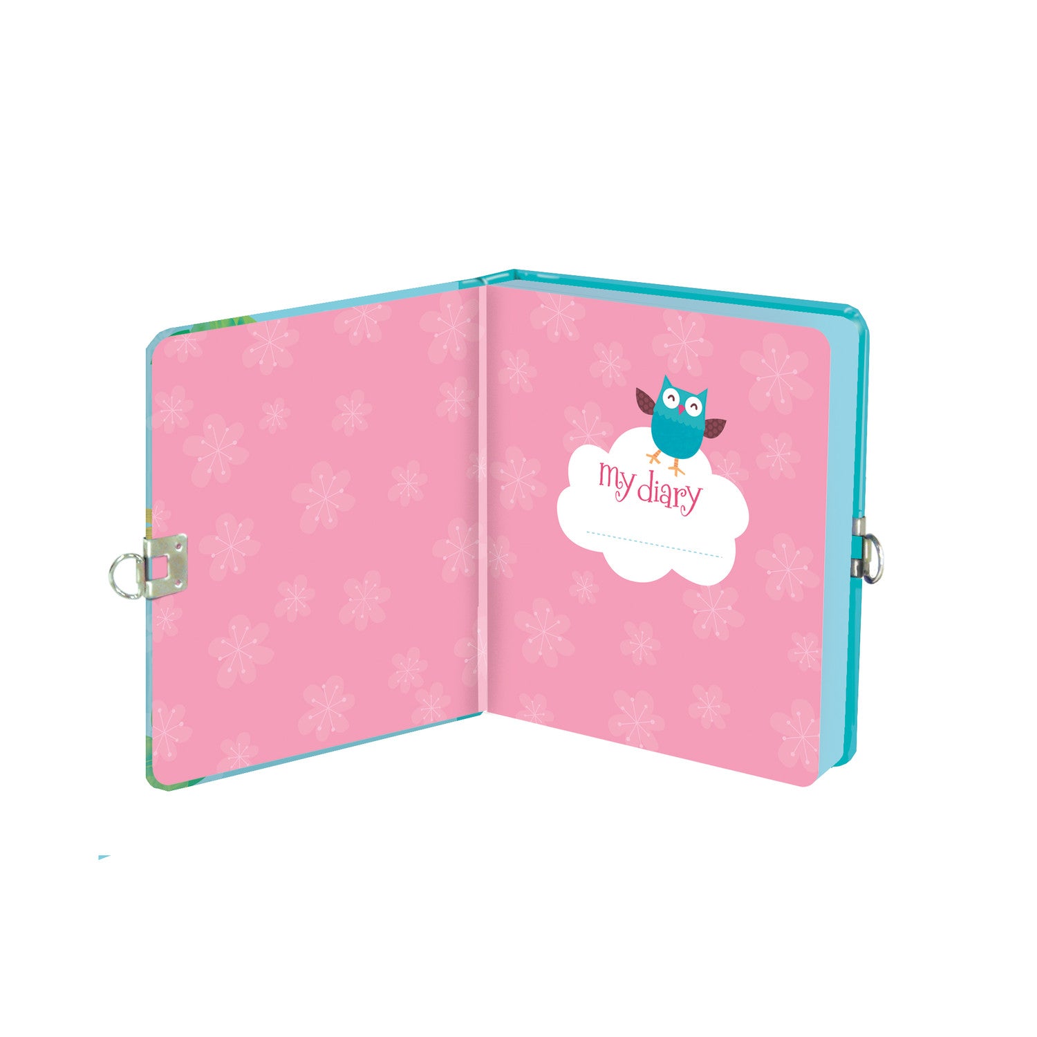 Peaceable Kingdom Lock & Key Diary - Owls