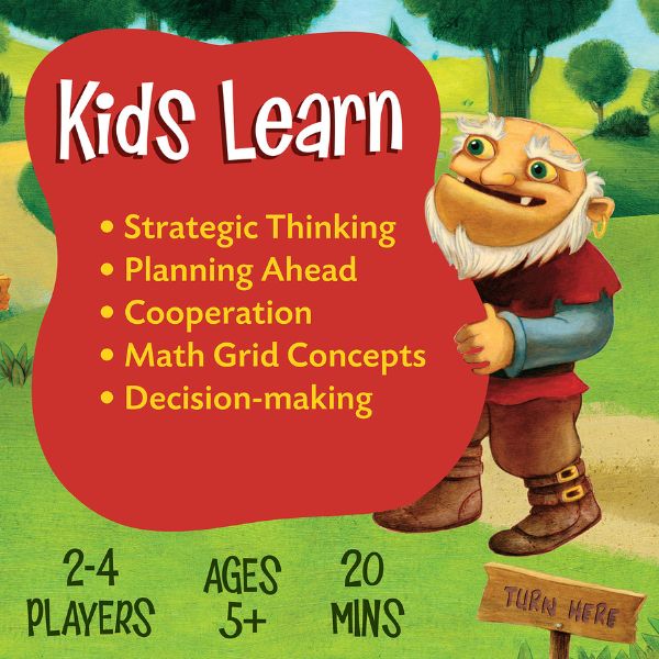 Peaceable Kingdom Cooperative Game - Race To The Treasure