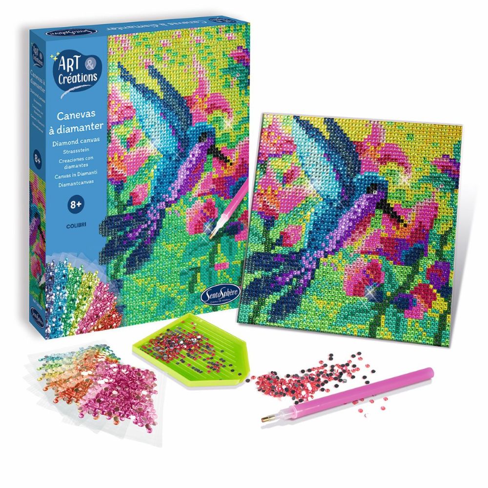 Sentosphère Diamond Art Craft Kit - Hummingbird