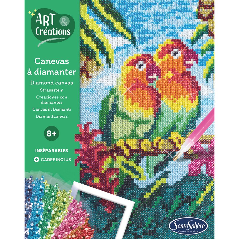 Sentosphère Diamond Art Craft Kit - Lovebirds