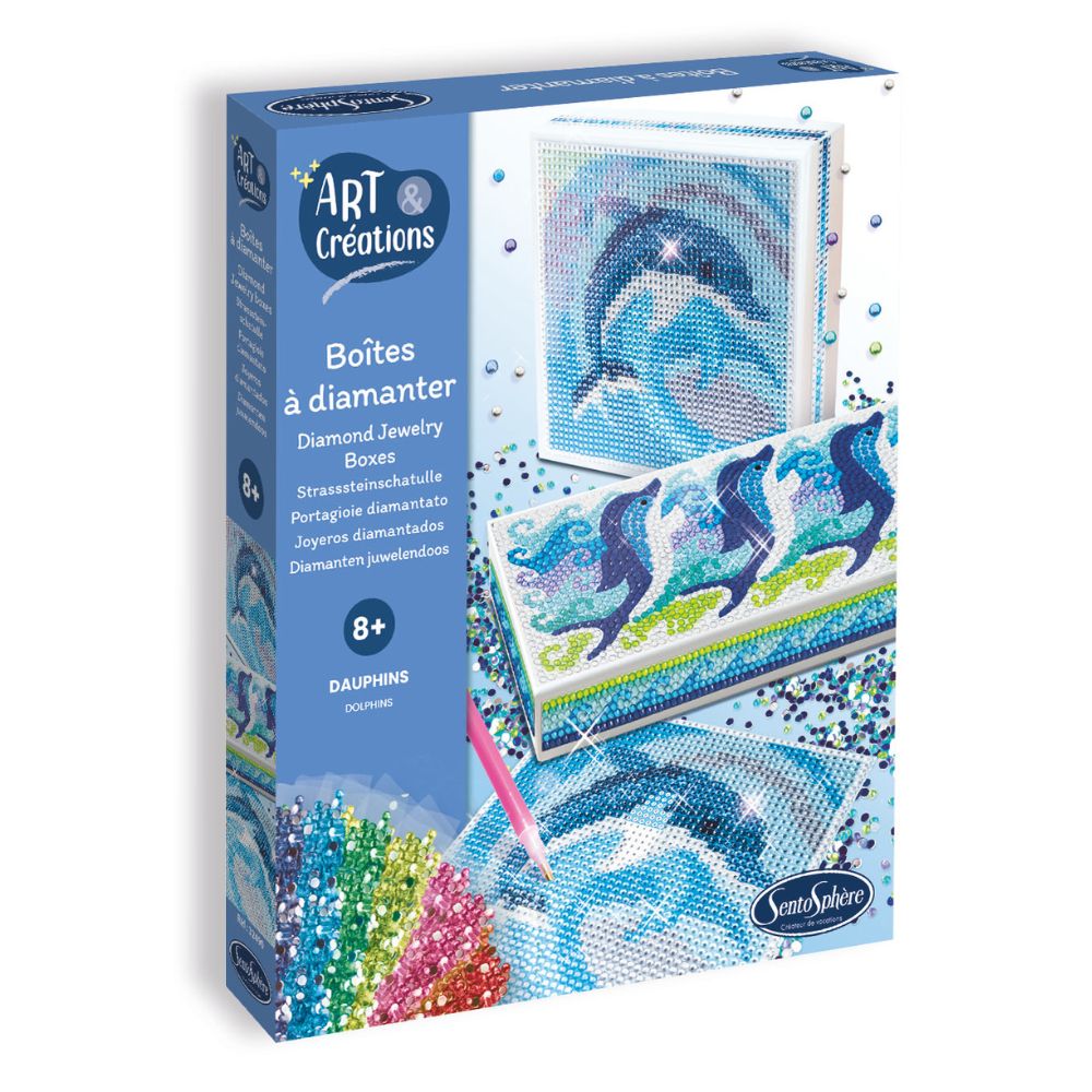 Sentosphere Diamond Box Craft Kit - Dolphins