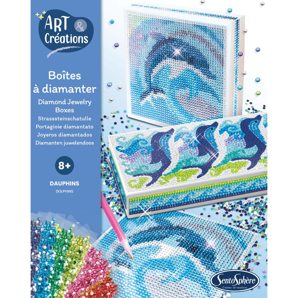 Sentosphere Diamond Box Craft Kit - Dolphins